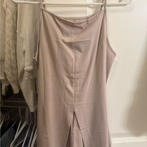 Tank top with slit design